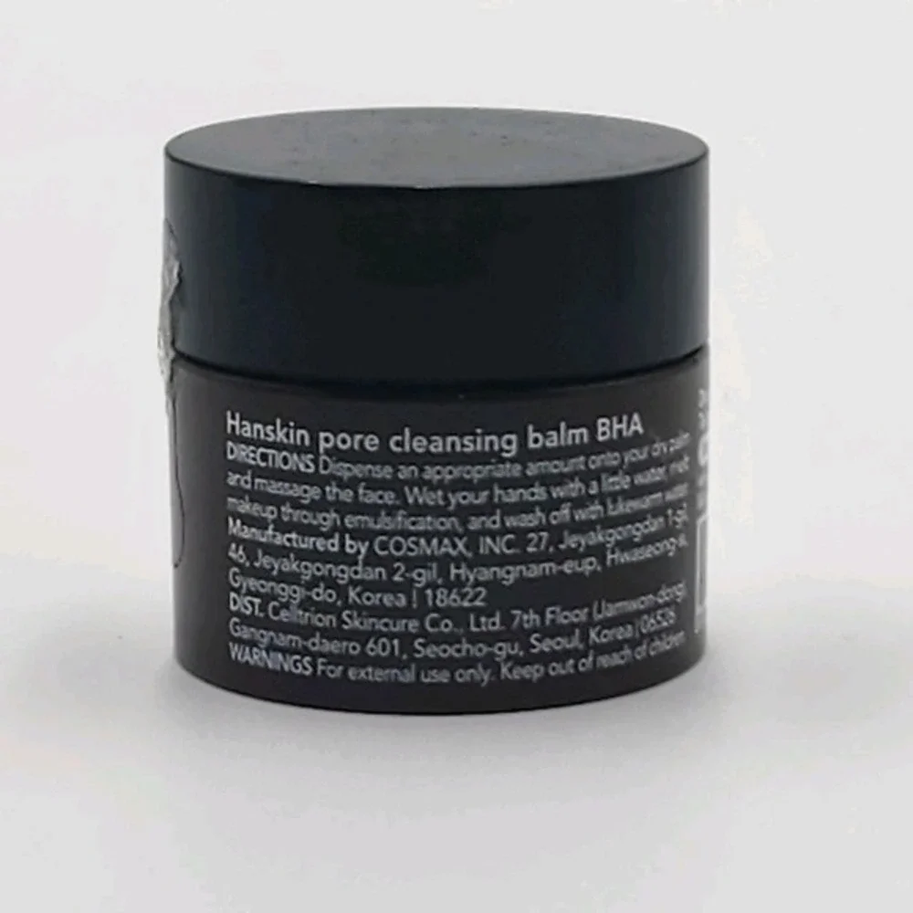 Hanskin Pore Cleansing Balm BHA for Oily Skin‎ Type .28 oz Mini Travel Size New
